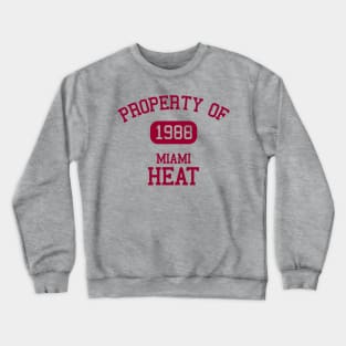 Property of Miami Heat Crewneck Sweatshirt